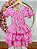 Vestido Infantil Junino Arraiá Festas Pink Xadrez - Imagem 3