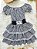 Vestido Adulto Junino Arraiá Festas Preto Xadrez - Imagem 2