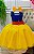 Vestido Fantasia Infantil Princesa com Saia Glitter com Capa Laço Bico de Pato - Imagem 1