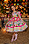 Vestido Infantil Junino Quadrilha de São João Colorido Luxo - Imagem 8