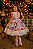 Vestido Infantil Junino Quadrilha de São João Colorido Luxo - Imagem 10