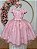 Vestido Infantil Jardim Encantado Rose Festa Renda Luxo - Imagem 1
