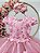 Vestido Infantil Jardim Encantado Rose Festa Renda Luxo - Imagem 2