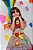 Vestido Maria Bonita Fantasia Infantil Junino Colorido Festas - Imagem 4