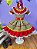 Vestido Infantil Junino Maria Bonita Colorido Festas - Imagem 3
