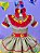 Vestido Infantil Junino Maria Bonita Colorido Festas - Imagem 4