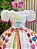 Vestido Infantil Junino Arraiá Branco Noiva Noivinha Junina - Imagem 5