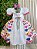 Vestido Infantil Junino Arraiá Branco Noiva Noivinha Junina - Imagem 7
