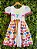 Vestido Infantil Junino Arraiá Branco Noiva Noivinha Junina - Imagem 8