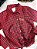 Camisa Infantil Meninas Xadrez Junina Preto e Vermelho - Imagem 3