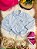 Camisa Infantil Meninas Xadrez Junina Azul e Branco - Imagem 2