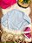 Camisa Infantil Meninas Xadrez Junina Azul e Branco - Imagem 5