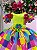 Vestido Junino Luxo Arraia Colorido Festa Junina Quadrilha - Imagem 7