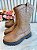 Bota infantil Boiadeira Texana Caramelo Com Zíper Luxo - Imagem 4