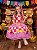Vestido Junino Luxo Amarelo e Rosa Festa Junina Caipira - Imagem 2