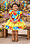 Vestido Infantil Junino Arraiá Festa Capira Xadrez Colorido - Imagem 9