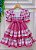 Vestido Infantil Junino Arraiá Capira Xadrez Colorido Verde - Imagem 4