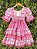 Vestido Infantil Junino Arraiá Capira Xadrez Colorido Verde - Imagem 13