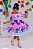 Vestido Infantil Lilo Stitch e Angel Xadrez Rosa Festas - Imagem 9