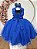 Vestido Infantil Azul Royal Midi Formatura Festas Luxo - Imagem 6
