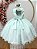 Vestido Infantil Verde Acqua Midi Formatura Festas Luxo - Imagem 6