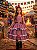 Vestido Infantil Junino Luxo Xadrez Vermelho 2 - Imagem 1