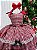 Vestido Infantil Junino Luxo Xadrez Vermelho 2 - Imagem 4