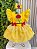 Romper Infantil Temático Princesa Amarelo Laço de Cabelo - Imagem 5