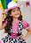 Vestido Infantil Xadrez Pink Fazendinha Vaquinha Boiadeira Laço - Imagem 3