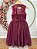 Vestido Infantil Marsala Midi Formatura Festas Luxo - Imagem 8