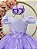 Vestido Infantil Lilás Strass Casamentos Festas Luxo - Imagem 6