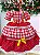 Vestido Junino Luxo Vermelho Festa Junina Luxo - Imagem 5