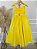 Vestido Infantil Longo Amarelo Aplique de Borboletas Festas - Imagem 7