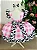 Vestido Fazendinha Rosa Vaquinha Infantil Festa Luxo - Imagem 6