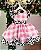 Vestido Fazendinha Rosa Vaquinha Infantil Festa Luxo - Imagem 7