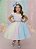 Vestido Infantil Chuva de Amor Colorido Circo Cinto Pérolas - Imagem 6