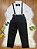 Conjunto Social Pajem Camisa Branca com Calça e Susp. Preto - Imagem 8