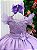 Vestido Infantil Longo Lilas Luxo - Imagem 3