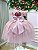 Vestido Infantil Jardim Fada Rosa Encantada Borboletas - Imagem 5