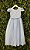 Vestido Infantil Formatura Festa Luxo Daminhas Azul Luxo - Imagem 5