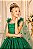 Vestido Infantil Longo Verde Aplique de Borboletas Festas Formatura - Imagem 8