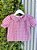 Vestido Infantil Fazendinha Rosa E Azul Safari Luxo Festas - Imagem 11