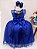 Vestido Infantil Azul Royal Renda Tule Brilho Formatura Luxo - Imagem 12