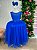 Vestido Longo Daminha Infantil Formatura Luxo Azul Royal - Imagem 1