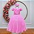 Vestido Infantil Formatura Festa Luxo Daminhas Rosa Luxo - Imagem 5