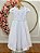 Vestido Infantil Formatura Festa Luxo Daminhas Branco Luxo - Imagem 4