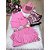 Conjunto Boiadeira Infantil Jeans Rosa Country Festa Rodeio - Imagem 6