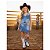 Conjunto Boiadeira Infantil Jeans Country Festa Rodeio - Imagem 8