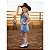 Conjunto Boiadeira Infantil Jeans Country Festa Rodeio - Imagem 10