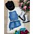 Conjunto Boiadeira Infantil Jeans Country Festa Rodeio - Imagem 6